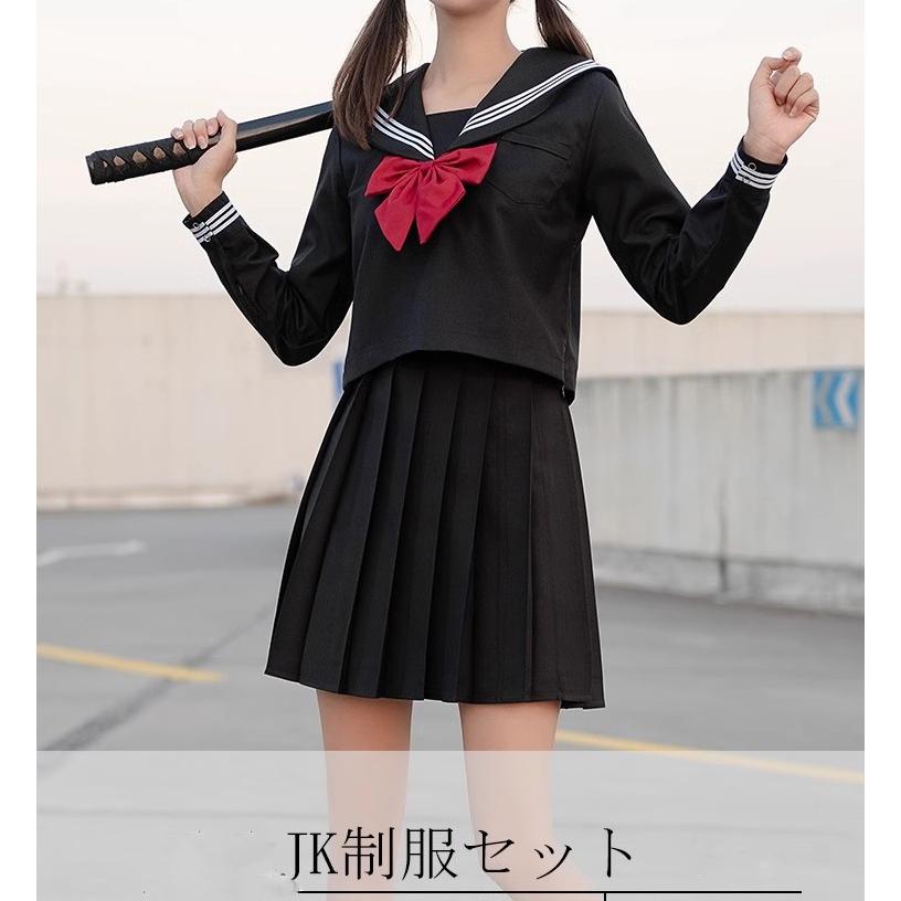 コスプレ セーラー服 長袖 半袖 女子高生 JK コスチューム 制服 人気