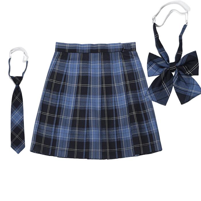 制服 スカート 3点セット チェック柄 レディース かわいい プリーツ
