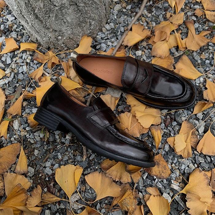 ダイアナ ラウンドトゥローファー ダークブラウン タラントン バイ ダイアナ TALANTON by DIANA ラウンドトゥ