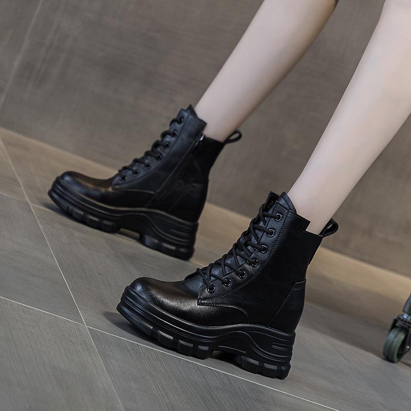秋冬新作 ブーツ 厚底 レザー 秋 冬 ブランド レディース シューズ 靴 minnanomobile_lis-78