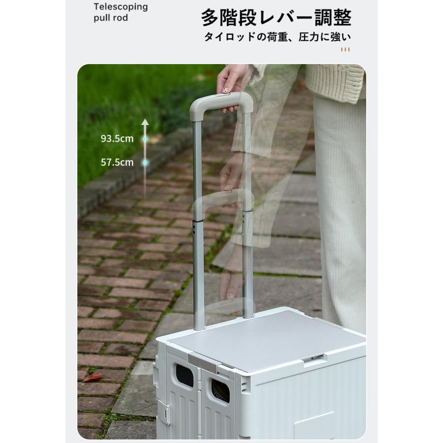 キャリーカート カート 折りたたみキャリーカート 軽量 簡単組み立て