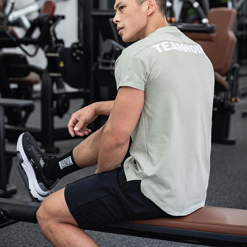 Tシャツ ストレッチ 半袖 ジムウェア メンズ フィットネス