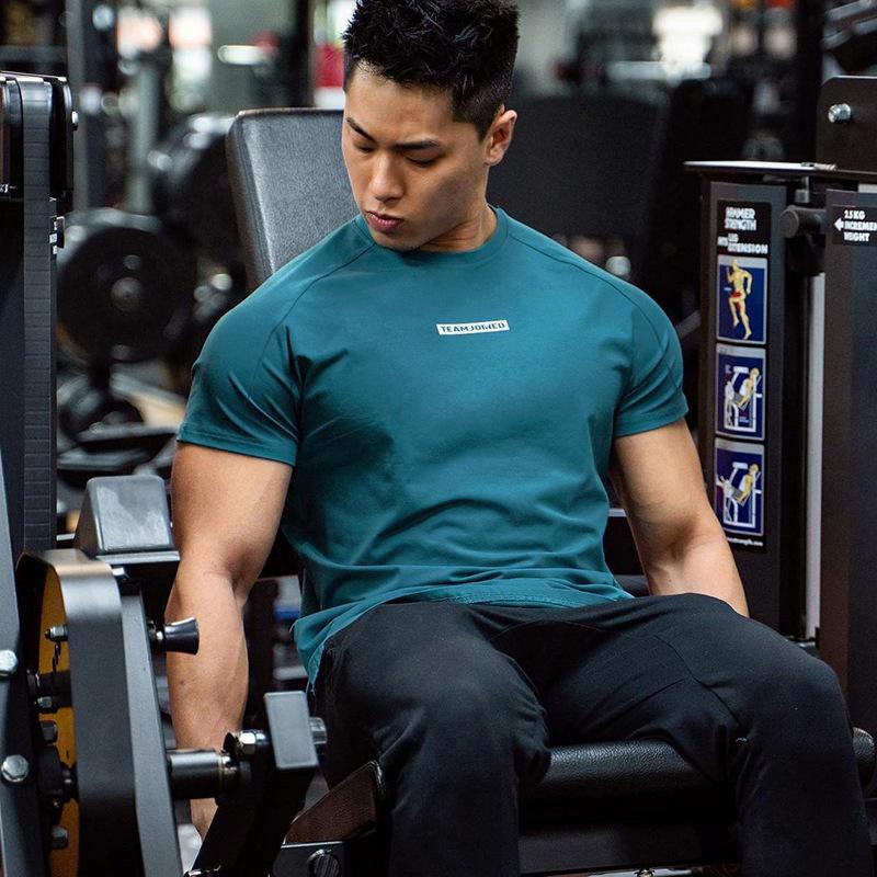 Tシャツ ストレッチ 半袖 ジムウェア メンズ フィットネス