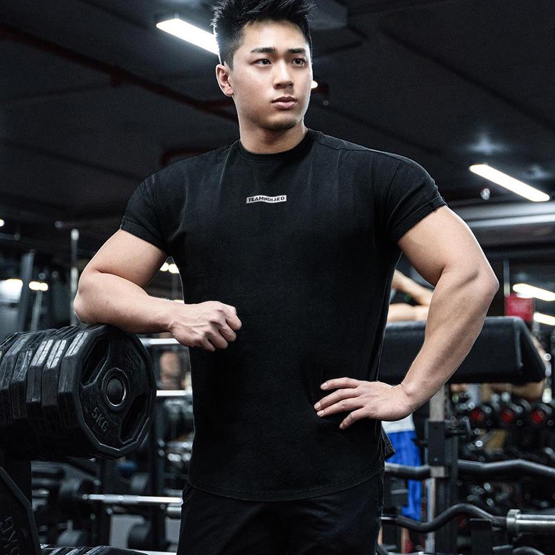 Tシャツ ストレッチ 半袖 ジムウェア メンズ フィットネス