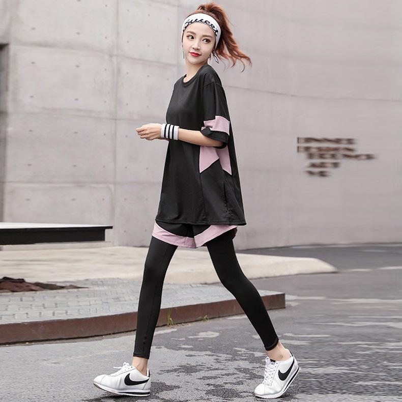 スポーツウェア レディース 3点セット ヨガウェア トップス tシャツ
