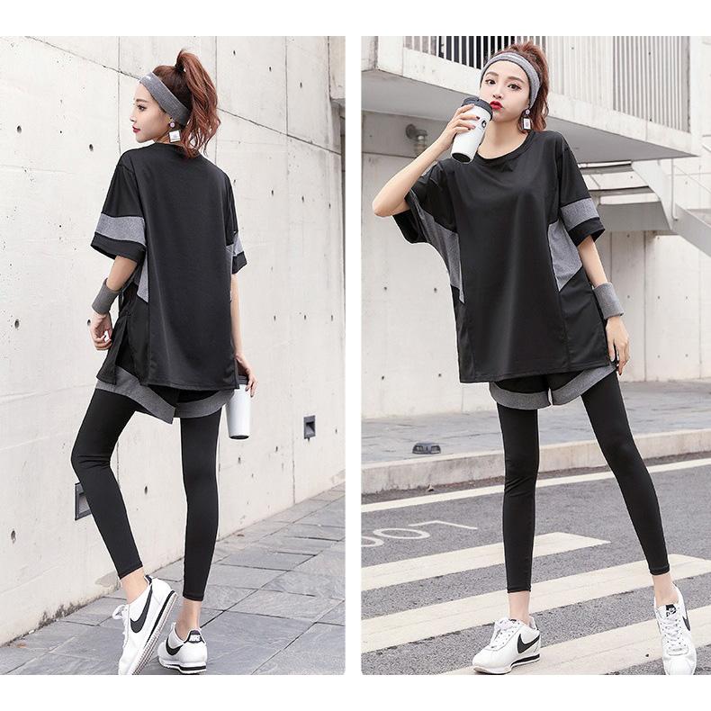 スポーツウェア レディース 3点セット ヨガウェア トップス tシャツ