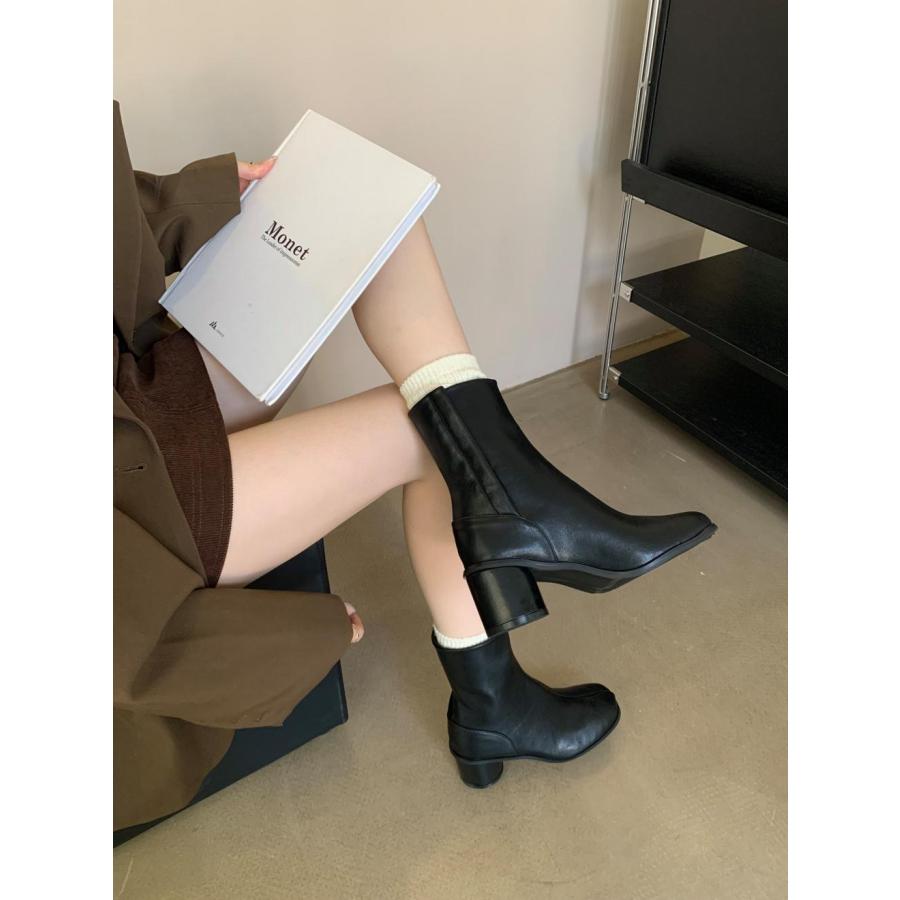 足袋ブーツ ブーツ レディース ショートブーツ タビブーツ 足袋 5cm