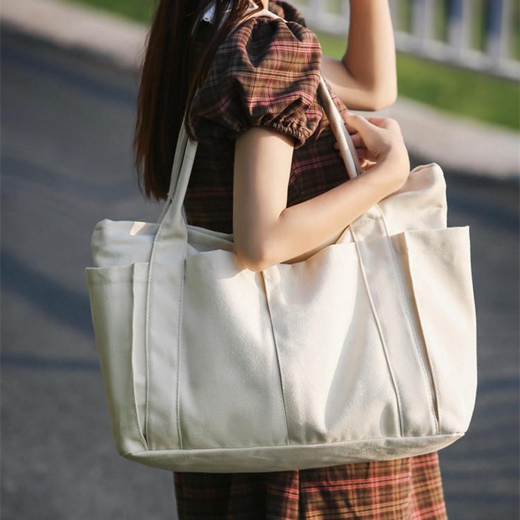 トートバッグ 大容量 マザーズバッグ レディース キャンバス A4 大きめ