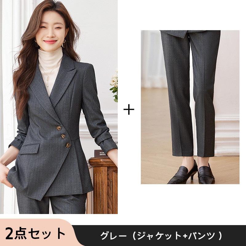 スーツ レディース パンツスーツ 秋 冬 おしゃれ ビジネススーツ
