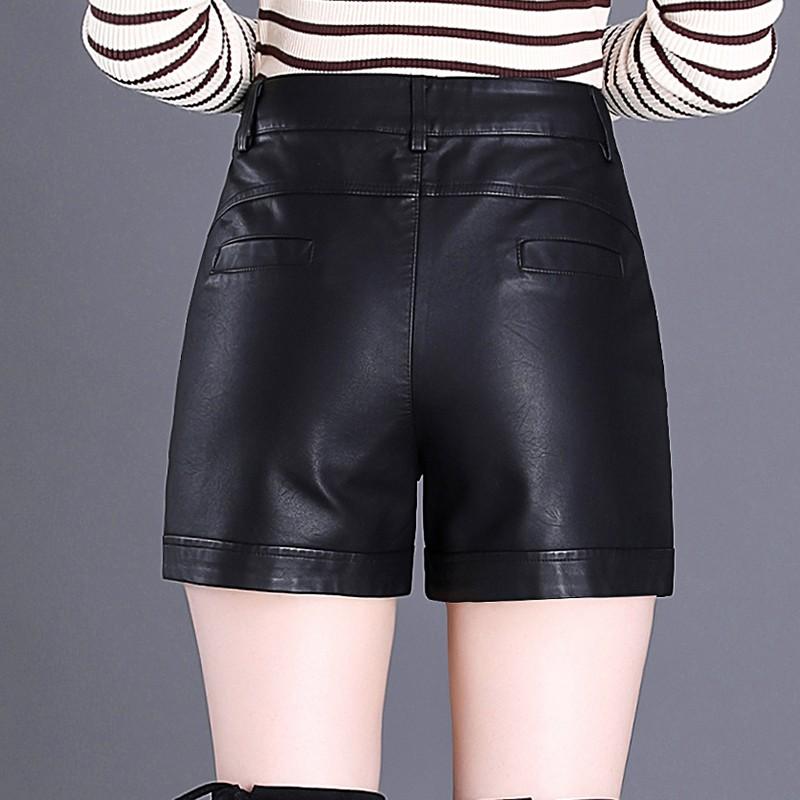 超美品✩KariAng✩ライダース✩ショートパンツ✩セットアップ✩羊革✩S✩本革 新作 レザーパンツ PU革 皮革 レディース タイト ショートパンツ