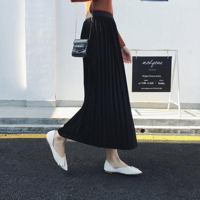 マキシ丈スカート Aライン 冬 プリーツスカート レディース ロング丈