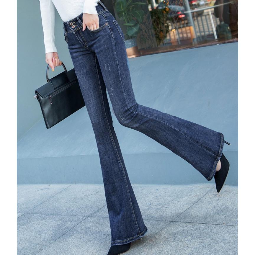 美脚 ブーツカット デニム パンツ ロングパンツ ジーンズ 美脚 ブーツカット デニム パンツ ロングパンツ ジーンズ