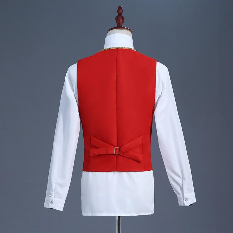 男性用 舞台 ステージ衣装 3点セット ジャケット+パンツ＋ベスト 演劇