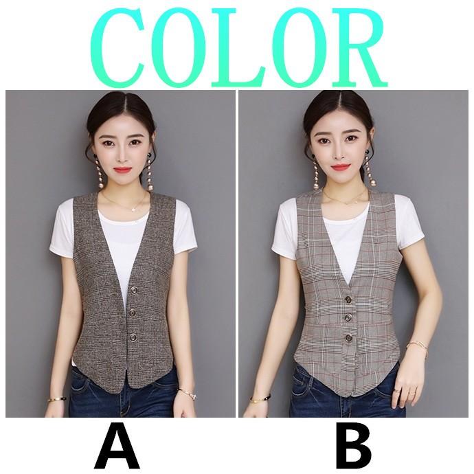 チェック柄スーツベスト ジレベスト ショート丈 春秋 スリム 着痩せ レディース ノースリーブ チョッキ ベスト 単品シンプル 大人 通勤 カジュアル Juy 4471 イセンストア 通販 Yahoo ショッピング