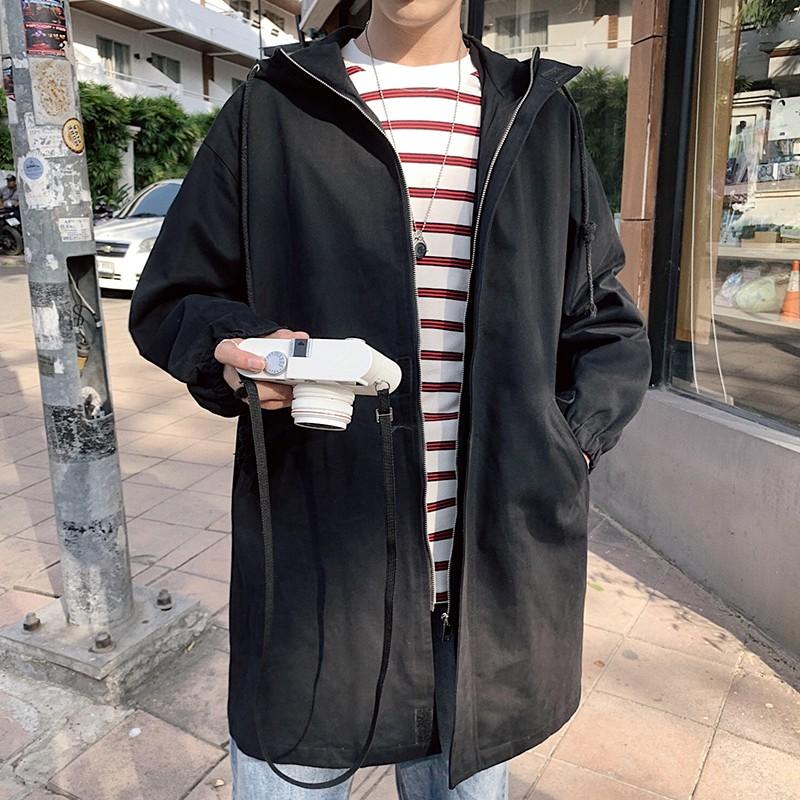 春 新作 モッズコート メンズ スプリングコート ミリタリーコート ロング丈 ビッグシルエット 長袖 フード付き フィールドジャケット 春秋ライトアウター Juy 5151 イセンストア 通販 Yahoo ショッピング