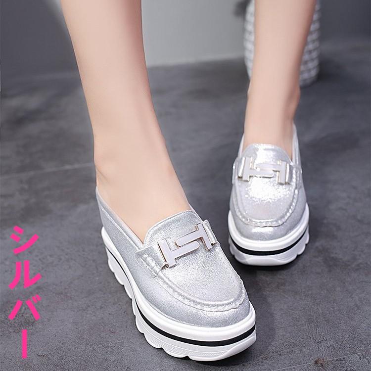 イ様 moussy【CHUNKY SLIP ON SHOES】 厚底 サンダル かかとなしサンダル スニーカー 厚底 レディース スリッパ