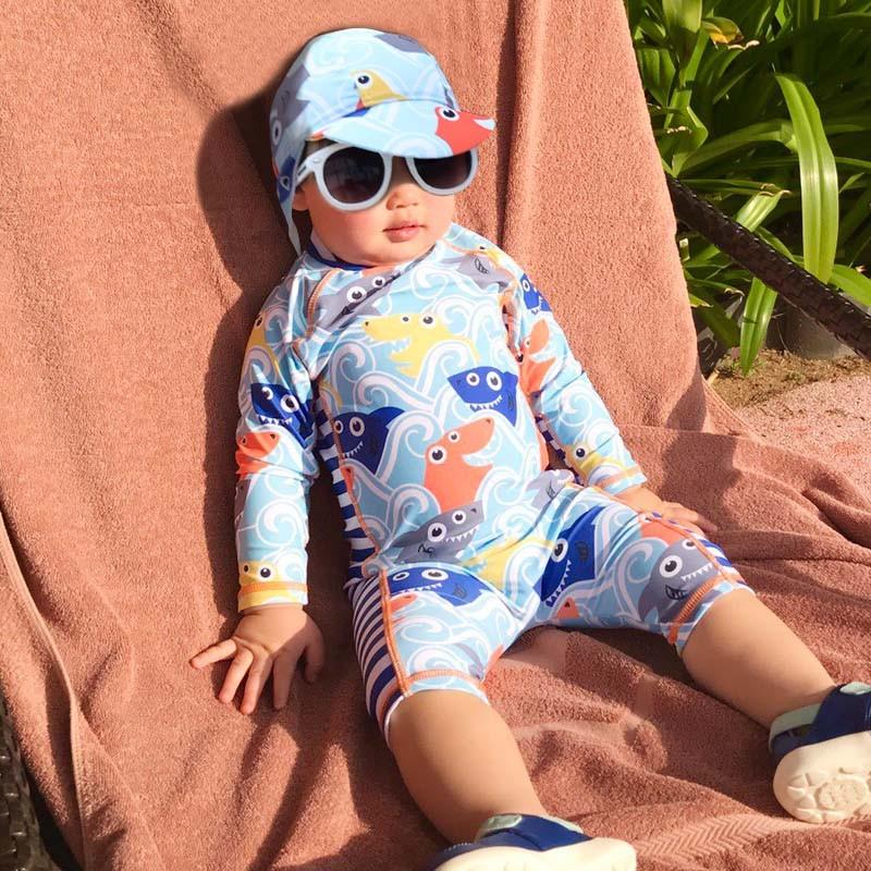 キッズベビー 子供服 水着 男の子 プリント柄 サロペット 長袖ロンパース オールインワン 2点セット スイムウェア ラッシュガード子供 水着 海水浴 ビーチ Juy 722 イセンストア 通販 Yahoo ショッピング