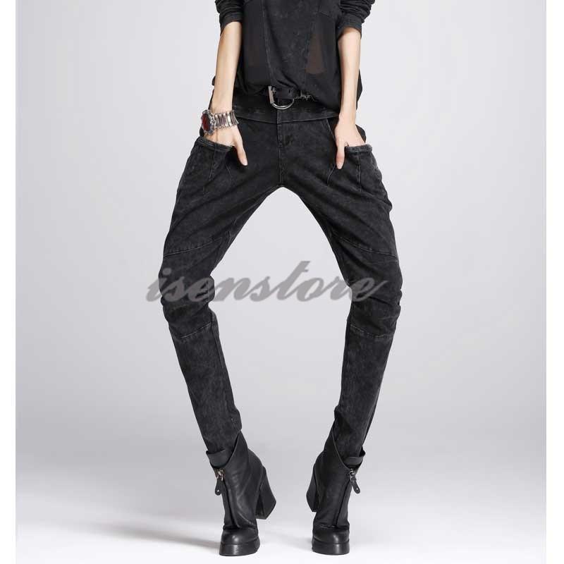 パンツ レディース スキニー サルエルパンツ ロングボトムス 春秋 カジュアル 欧米風 ヒップホップ スキニーパンツ 個性 パンク ロック風 ダンス衣装 May 1410 イセンストア 通販 Yahoo ショッピング