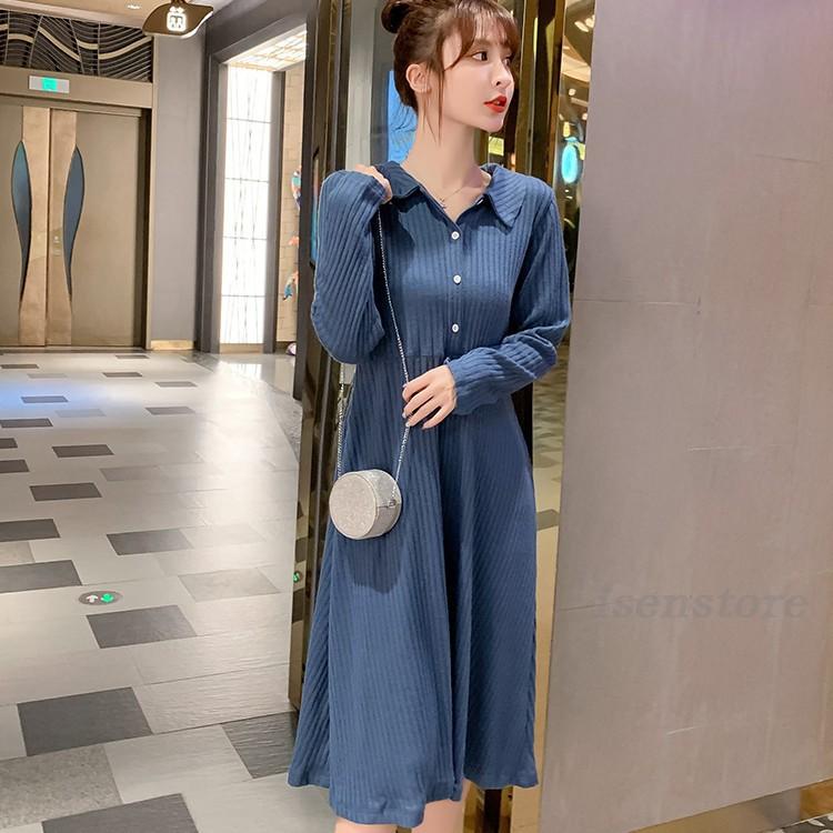 絶賛 マタニティ ワンピース 襟付きリボン セーターロングワンピース 長袖 レトロ ガーリー フェミニン 大人 可愛い マタニティウェア お出か ついに再入荷 Carlavista Com