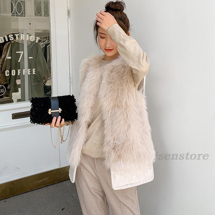 ファーベスト レディース 毛皮ベスト フォックス切替 ラシャ ふわもこベスト フェイクファー 厚手 おしゃれファー付きチョッキ 袖なしトップス 暖かい 冬服 May 2218 イセンストア 通販 Yahoo ショッピング
