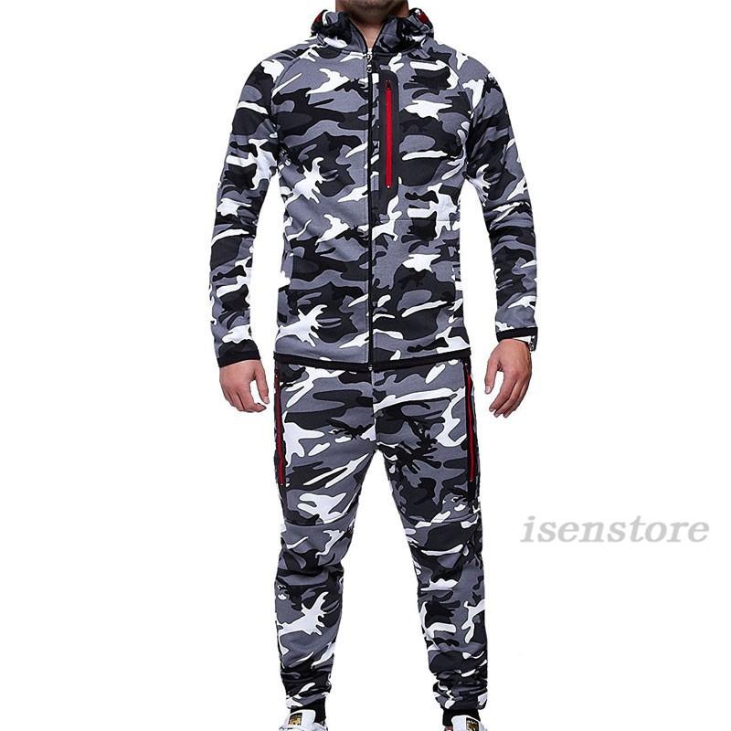 セットアップ スウェット上下 メンズ ジャージ 上下セットおしゃれ カラフル 迷彩柄 フード付き ジップパーカー パンツ アウトドア スポーツウェア カジュアル May 2766 イセンストア 通販 Yahoo ショッピング