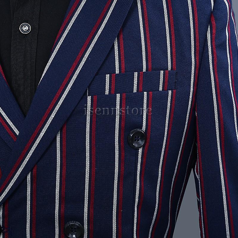 カジュアルスーツ ストライプ柄 カラフル おしゃれ 男性用スーツ