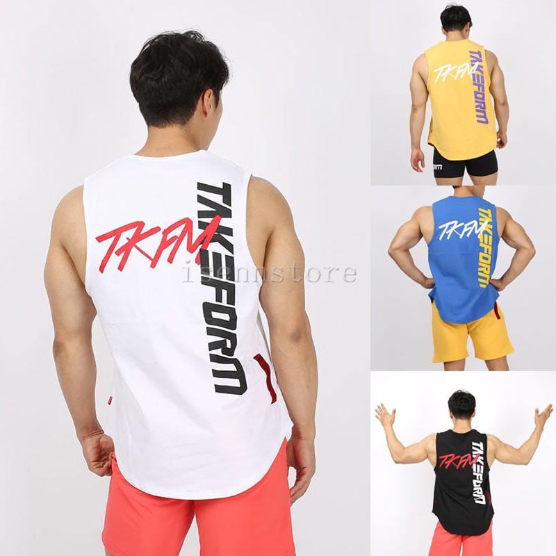 速乾タンクトップ メンズ ノースリーブ Tシャツ カットソー 大きいサイズ おしゃれ 夏 アメカジ ロゴt プリント ドライ 吸汗 インナー スポーツ フィットネス Mmay 4607 イセンストア 通販 Yahoo ショッピング