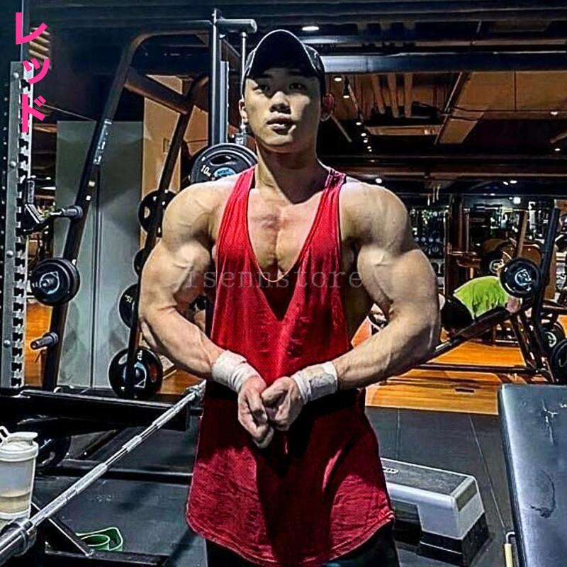 ノースリーブ タンクトップ 夏 フィットネスウェア メンズ 袖なし Tシャツ ベスト 無地 カジュアル メッシュ 速乾ドライ ベスト トレーニングジム 男性 吸汗 Mmay 4632 イセンストア 通販 Yahoo ショッピング