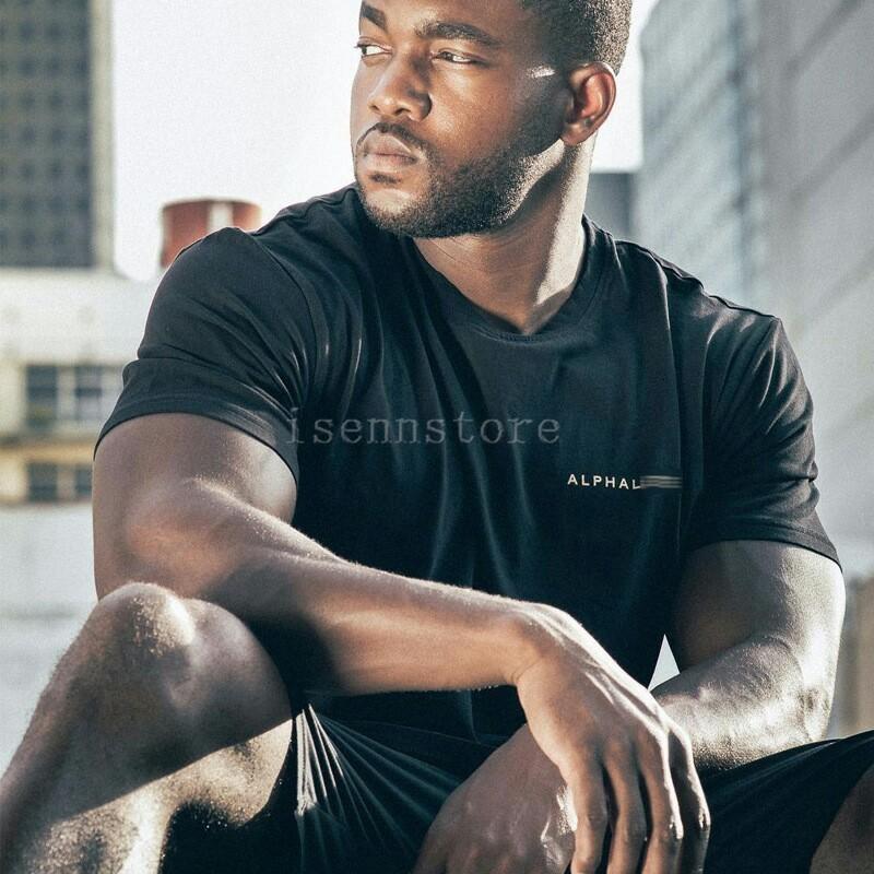 トレーニングウエア メンズ ジム ウェア 夏 半袖 薄手ｔシャツ スポーツウェア 吸汗 速乾 フィットネス 筋トレ ジョギング ランニング トップス 運動 通気性 Mmay 4659 イセンストア 通販 Yahoo ショッピング