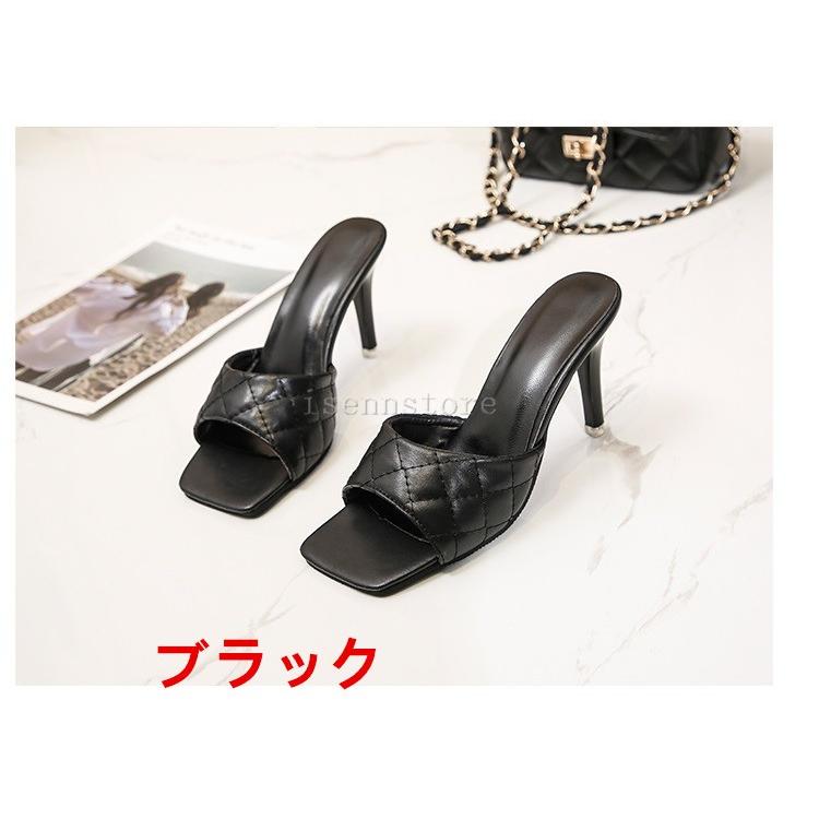 オフィスサンダル レディース 美脚 オープントゥサンダル 人気