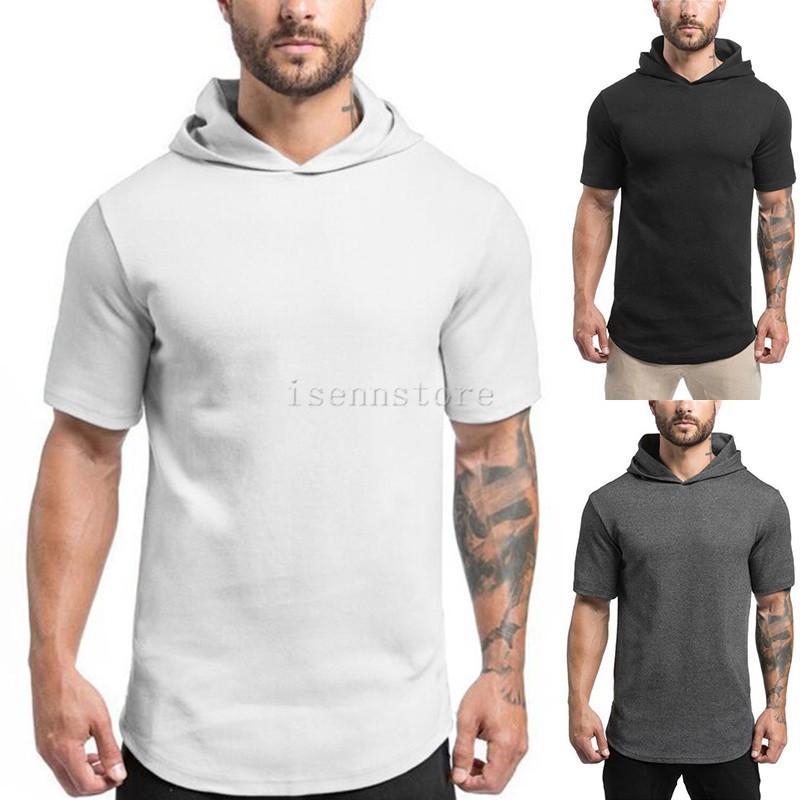 パーカー メンズ 半袖 プルオーバーパーカー 薄手 フーディ Tシャツ 無地 吸汗速乾 フード付き ジャージ スウェットパーカ 夏 スポーツ ランニングウェア 21年新作入荷