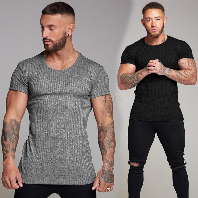 フィットネスウェア 半袖tシャツ メンズ カットソー 無地 ニットソー 超ストレッチ タイトフィット トレーニング スポーツ Tシャツ スリム 薄手 速乾ドライ Mmay 4873 イセンストア 通販 Yahoo ショッピング