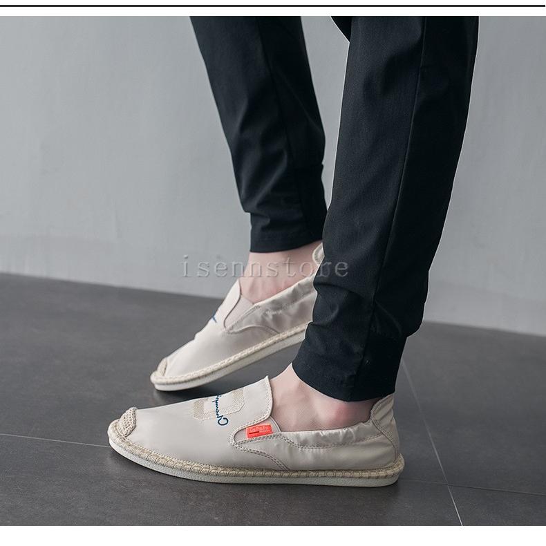 キャンバスシューズ スニーカー メンズ ローカット 夏 サマー メンズ靴 エスパドリーユ ナチュラル 軽量 ぺたんこ靴 フラットシューズ 履きやすい スリッポン Mmay 5290 イセンストア 通販 Yahoo ショッピング