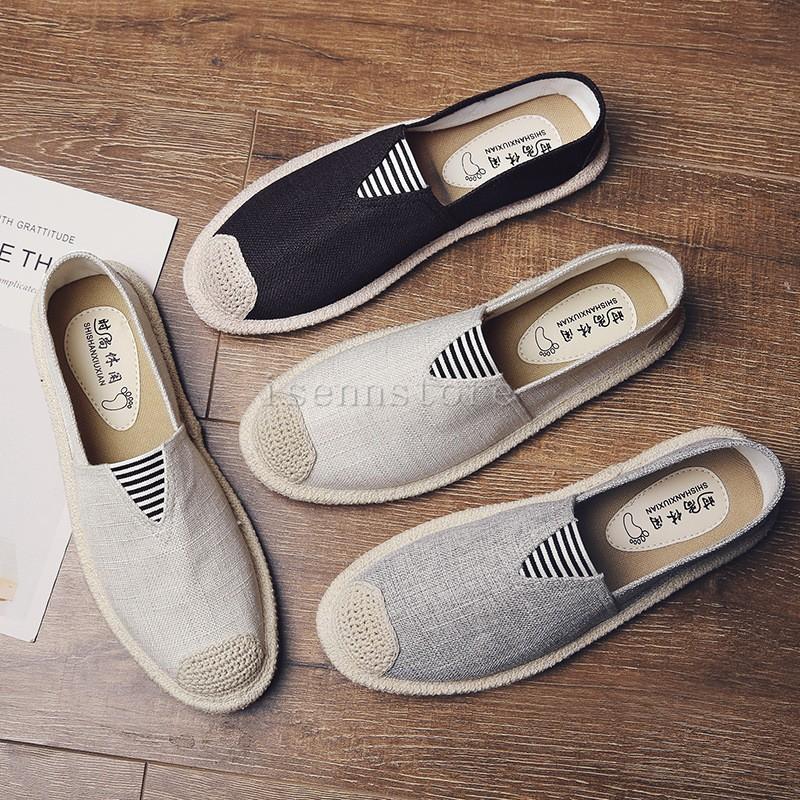 スリッポン メンズ エスパドリーユ ジュート 麻靴 エスパ キャンバスシューズ 通気 カジュアル エスパドリーユ 歩きやすい 軽量 シンプル ローカット スニーカー Mmay 5294 イセンストア 通販 Yahoo ショッピング