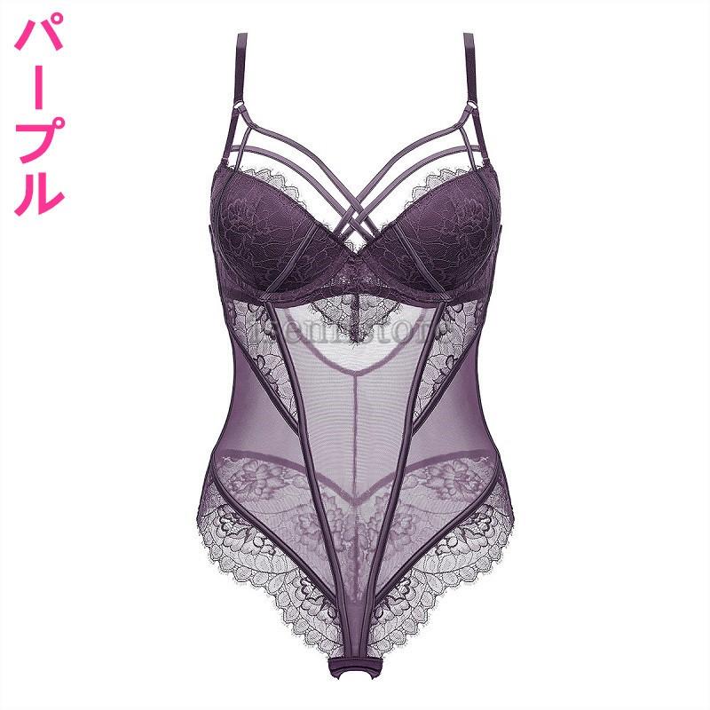 ボディースーツ レース シースルー 透け感 レディース オールインワン つなぎ トップス インナー セクシー ランジェリー 下着ブラトップ 肌着 ボディシェイパー Mmay 5303 イセンストア 通販 Yahoo ショッピング