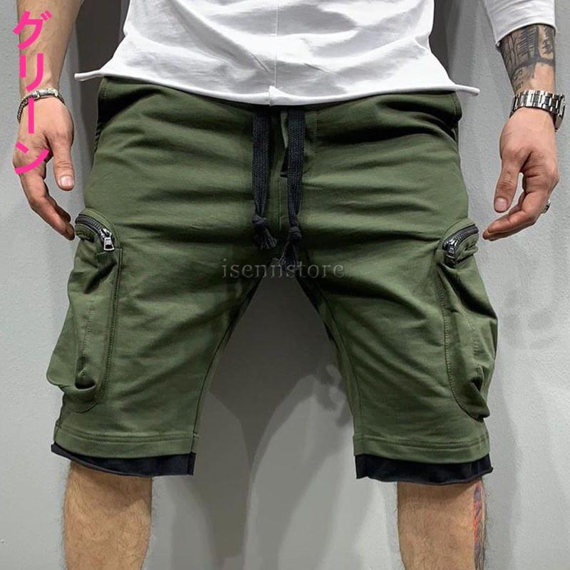 ポケット付き ハーフパンツ メンズ カーゴパンツ カジュアル ショートパンツ 夏 サマーパンツ 5分丈 おしゃれ 短パン 半ズボン Mmay 5329 イセンストア 通販 Yahoo ショッピング