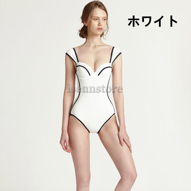 新作 水着 体型カバー レディース モノキニ バンドゥビキニ 人気 ワンピース水着 ワイヤー入り セクシー オシャレ スイムウェア 海水浴 温泉 ビーチ プール Mmay 5624 イセンストア 通販 Yahoo ショッピング