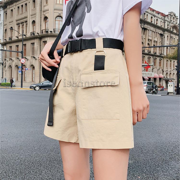 レディース ハーフパンツ ショートパンツ ベルト付きmサイズ 新品未使用 最上の品質な