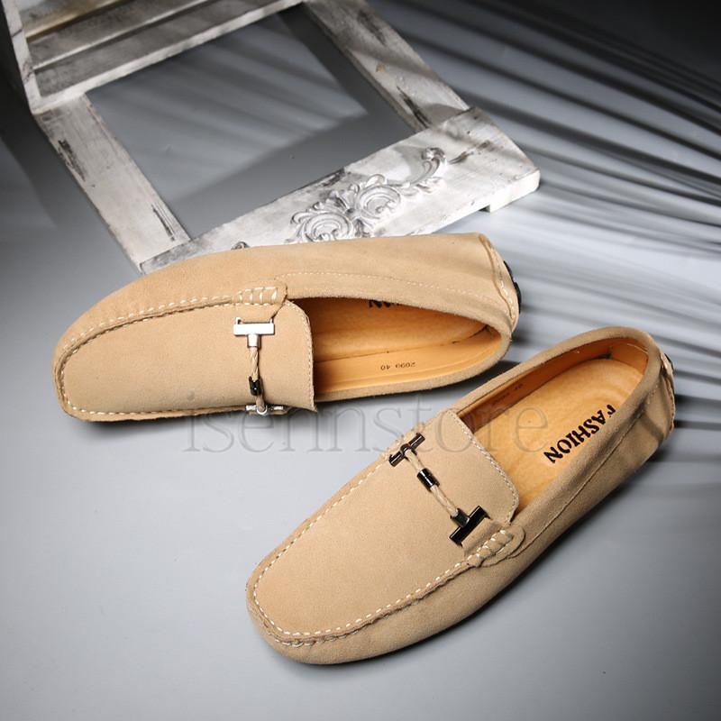 EMPORIO ARMANI ドライビングシューズ　スリッポン　モカシン新品 スエード ドライビングシューズ メンズ ローファー 本革 スリッポン