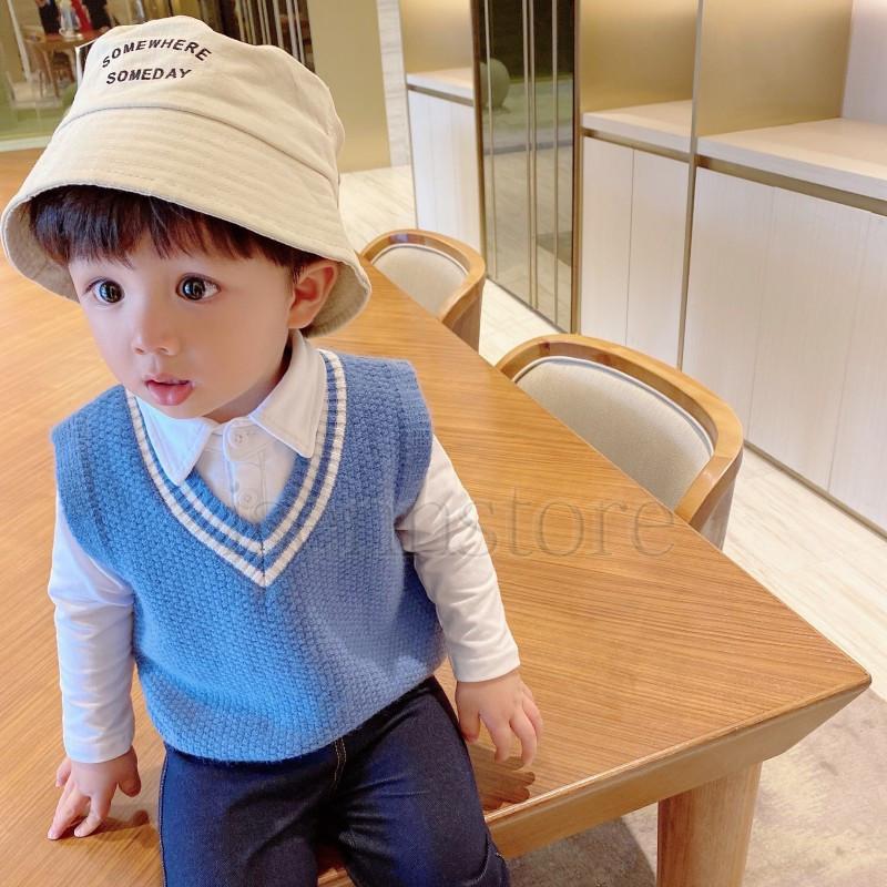 豪華 ベビー 子供ニットベスト通園 防寒 ブルー新品 女の子 男の子 O1saude Com Br