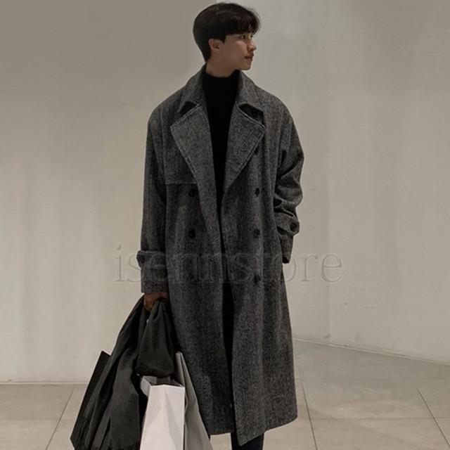 冬服 ウール ロングコート おしゃれ メンズ チェスターコート 無地 ゆったり トレンチコート ビジネス カジュアル 通勤 秋 冬 アウター 上品 紳士 服30代 40代 Mmay 29 イセンストア 通販 Yahoo ショッピング