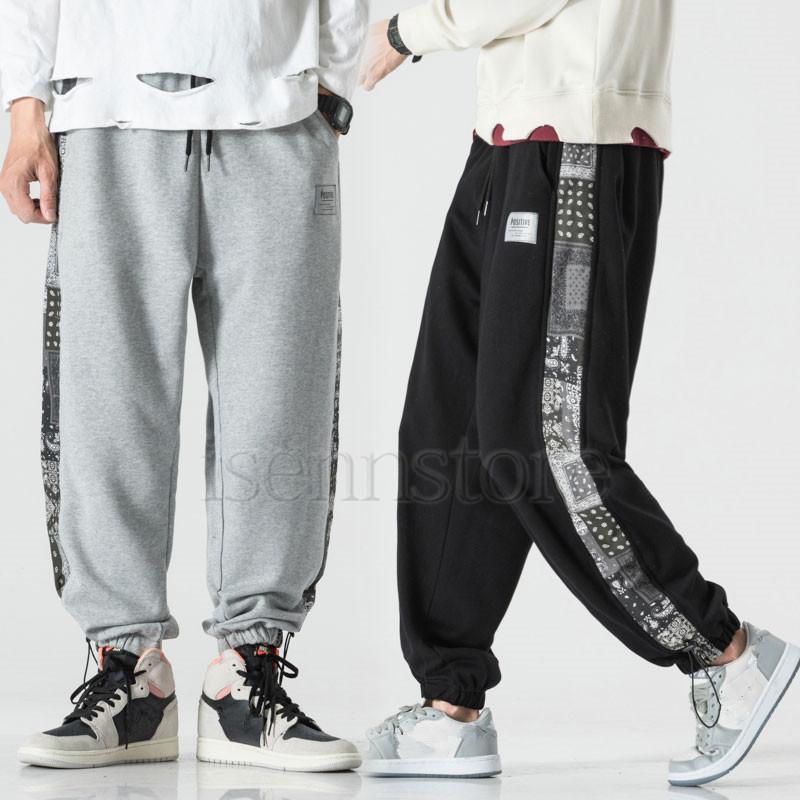 スウェットパンツ ジョガー メンズ 大きいサイズ プリント ロング スウェット サルエルパンツ ゆったり ボトムス カジュアル おしゃれ アメカジ B系 ダンス Mmay 8522 イセンストア 通販 Yahoo ショッピング