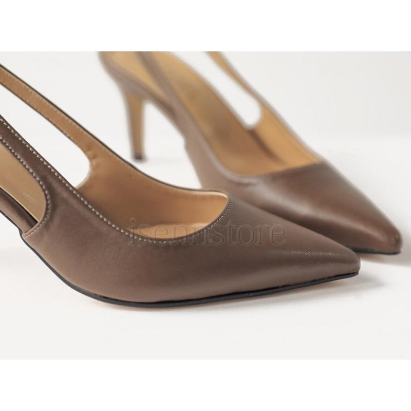 バックストラップ パンプス ピンヒール 6cm/8cm/10cm