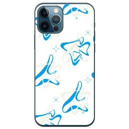 iPhone 12 / Pro SPACER ホワイト×ブルー スマホケース (受注生産
