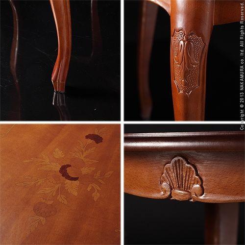 イタリア 家具 ヴェローナクラシック 猫脚コーヒーテーブル W78cm 猫脚