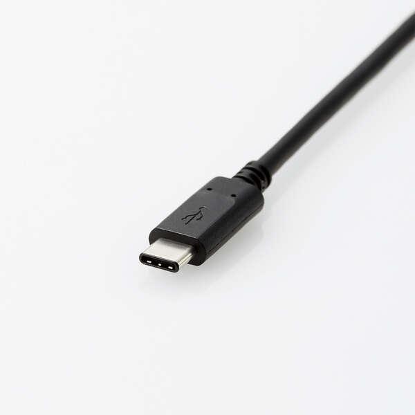ELECOM USBケーブル 2.0 タイプC USB-C PS5対応 PD対応 コントローラー充電 4m RoHS指令準拠(10物質) ブラック GM-U2CCC40BK｜isense｜03