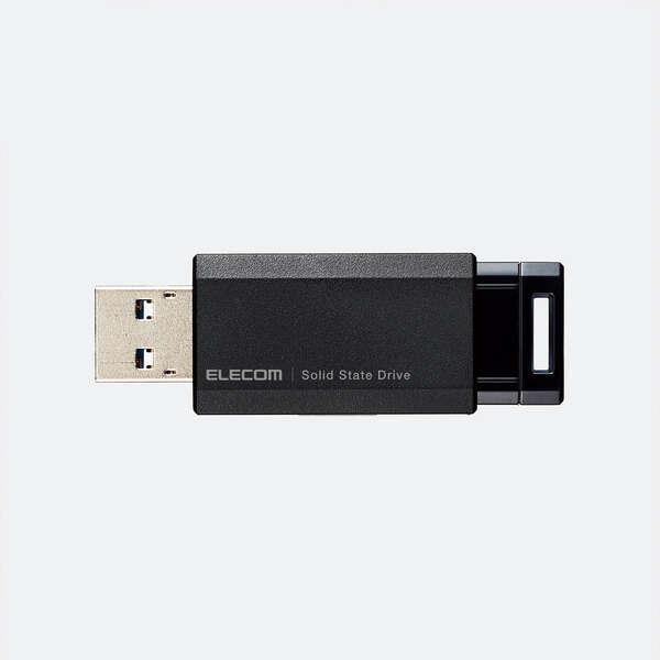 ELECOM SSD 外付け ポータブル 1TB 小型 ノック式 USB3.2(Gen1)対応 ブラック PS4/PS4Pro/PS5 ESD-EPK1000GBK｜isense｜08