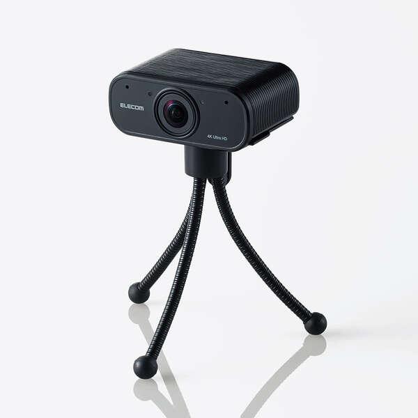 ELECOM（エレコム） WEBカメラ 4K対応 830万画素 オートズーム機能付 ブラック UCAM-CX80FBBK｜isense｜10