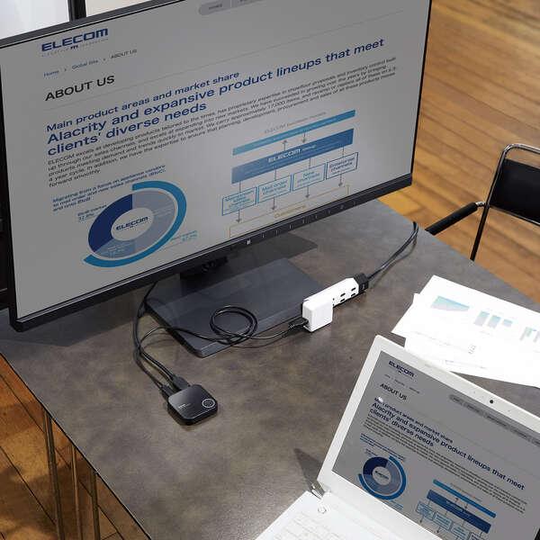 ELECOM（エレコム） Miracast ミラキャスト レシーバー ワイヤレスHDMI