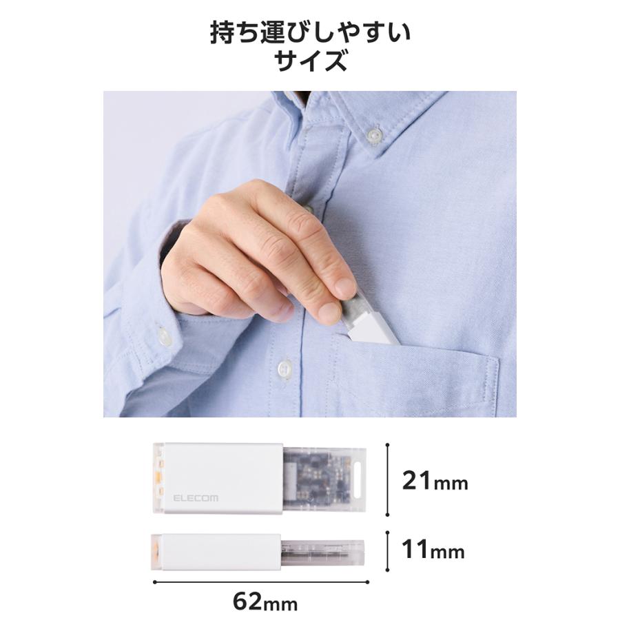 ELECOM（エレコム） SSD 外付け 1TB USB3.2 Gen2 読込最大1000MB/秒